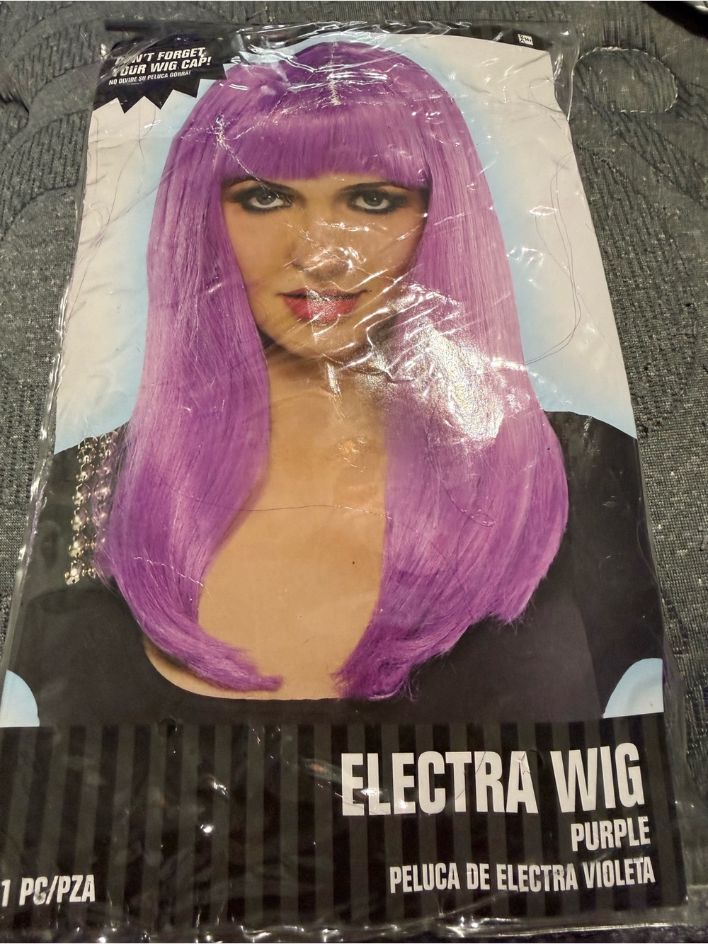 Wig — Vibrant Purple Synthetic Wig for Women